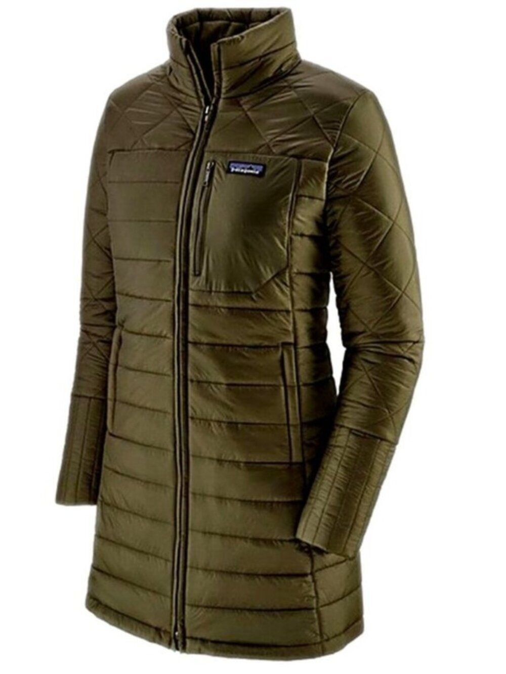 Patagonia Jacket Coat Radalie Indulated Parka Sage Khaki size Small